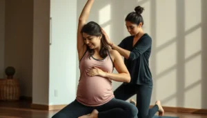 Yoga prenatal durante el embarazo (1)