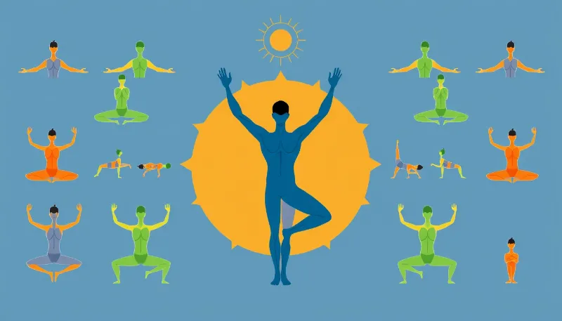 anatomía del saludo al sol